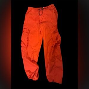 Garage  Orange Cargo ballon  Pants size S in great condition